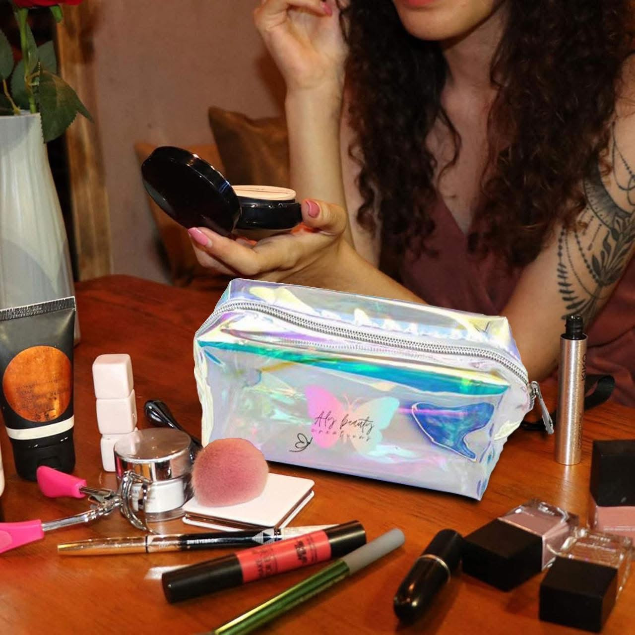 Holographic Cosmetic Bag
