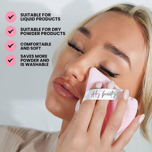 Soft Velvet Powder Puff pack of 6