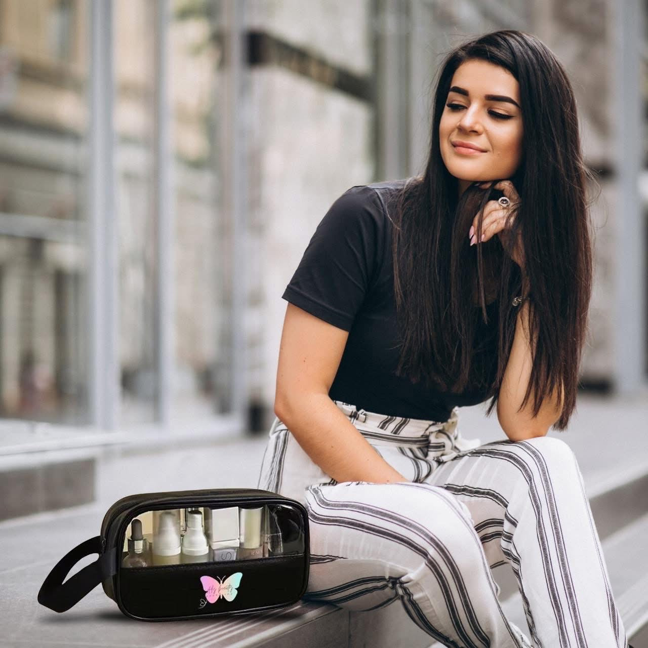 Clear Top Cosmetic Bag