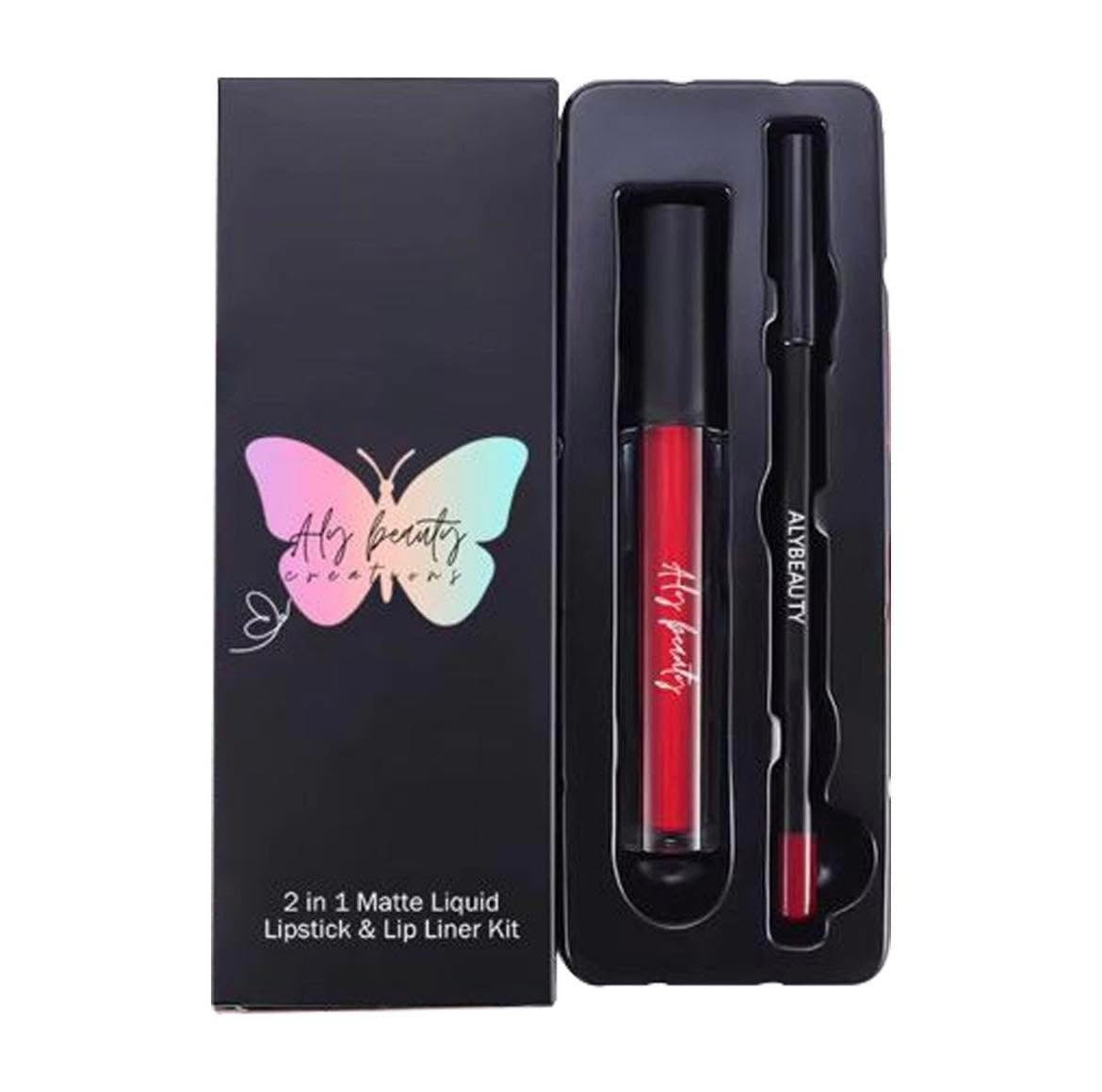 2-in-1 Matte Liquid Lipstick & Lip Liner Kit