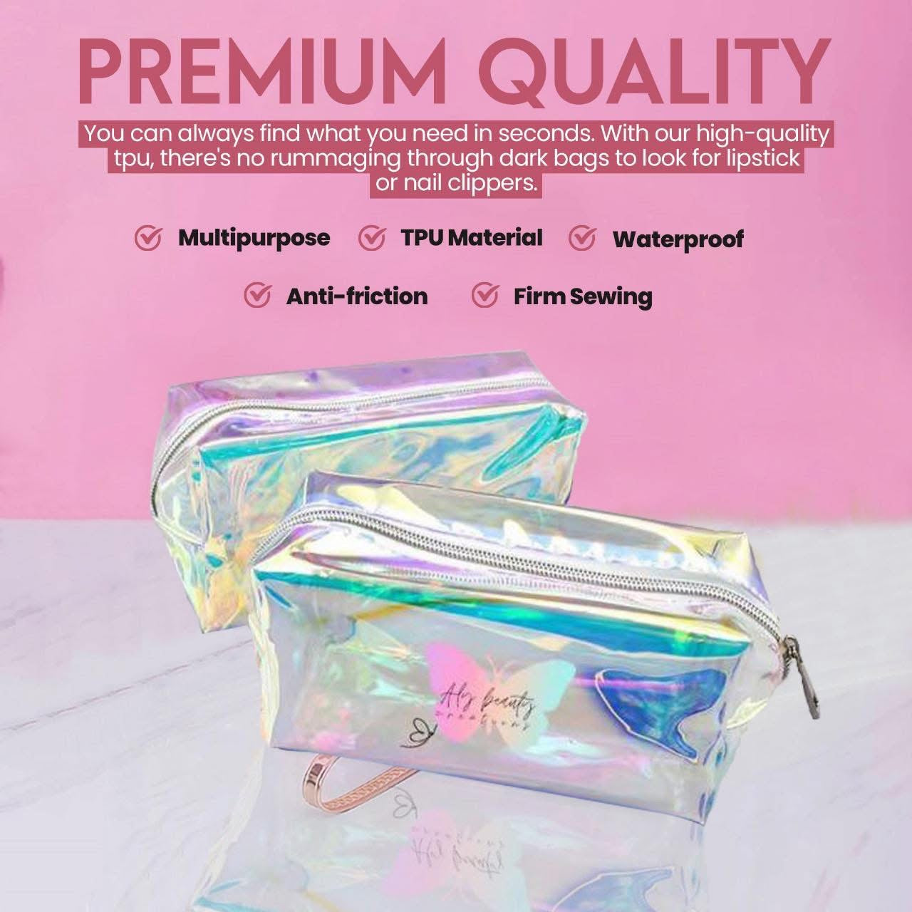 Holographic Cosmetic Bag